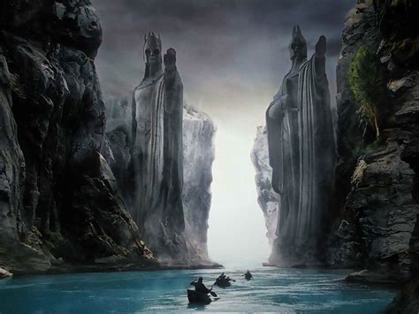 Argonath Lord Of The Rings Middle Earth Middle Earth Art