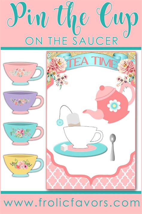 Pin The Tea Cup On The Saucer In 2021 Kids Tea Party Girls Tea Party