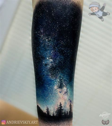 Тату космос Tattoospace Sky Tattoos Galaxy Tattoo Star Tattoos