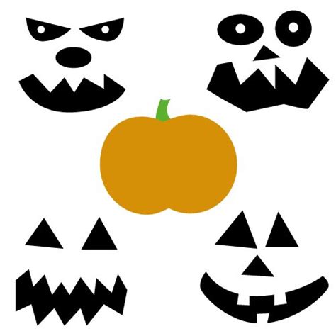 Free pumpkin faces SVG cut file - FREE design downloads for your