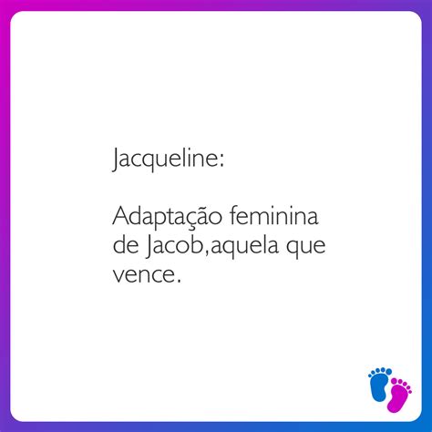Significado Do Nome Jacqueline
