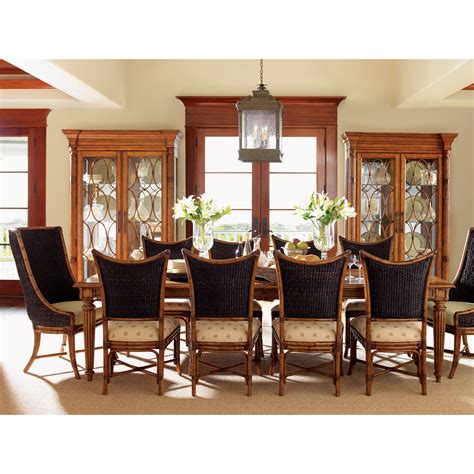 Find the perfect home furnishings at hayneedle, where you can buy online while you explore our room designs and curated looks for tips, ideas & inspiration to help you along the way. Tommy Bahama by Lexington Home Brands Island Estate 11 Piece Dining Set with Mangrove & Cruz ...