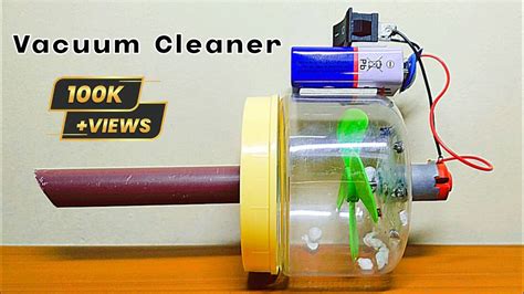 How To Make Vacuum Cleaner Diy Vacuum Cleaner Youtube
