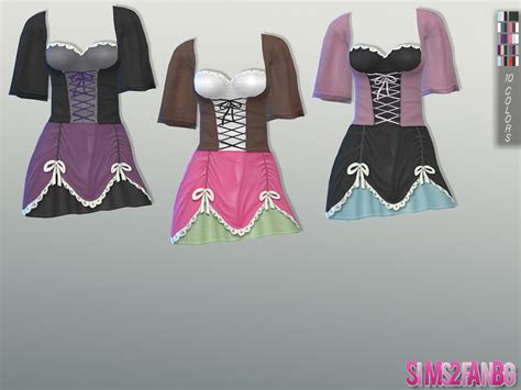 Sims 4 Ccs The Best Halloween Corset Costume By Sims2fanbg