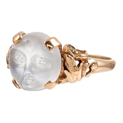 “man In The Moon” Moonstone Ring Fourtané
