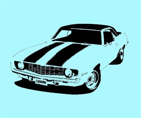 Stencil 1969 Camaro 10 X 6 By Artisticstencils On Etsy 1000 Stencils