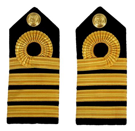 Royal Navy Capt Captain Rank Insignia Shoulder Strap Board Etsy Uk