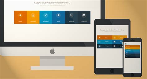 How To Create A Retina Ready Responsive Menu Web Resources Webappers