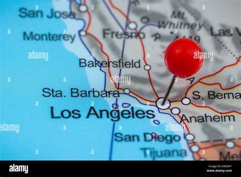 Los Angeles Map Not Satellite Immagini E Fotografie Stock Ad Alta