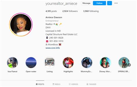 Real Estate Agent Instagram Bio Best Practices Homesnap