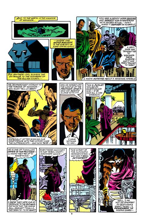Read Online Black Panther 1988 Comic Issue 3
