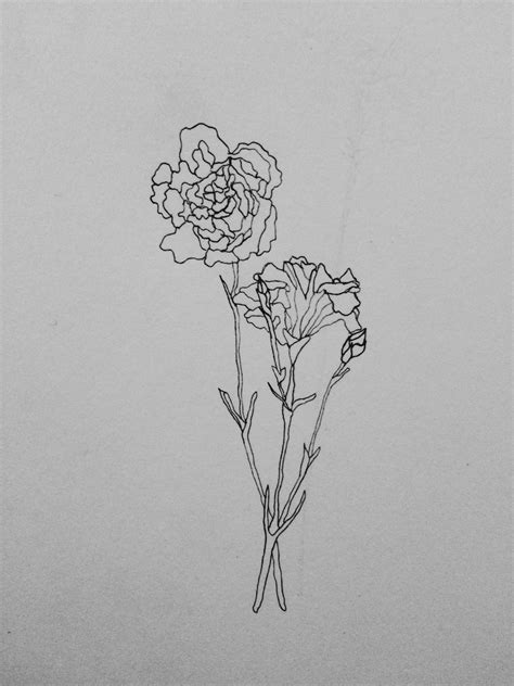pin by nathan true on tattoos carnation flower tattoo memorial tattoos flower tattoo designs