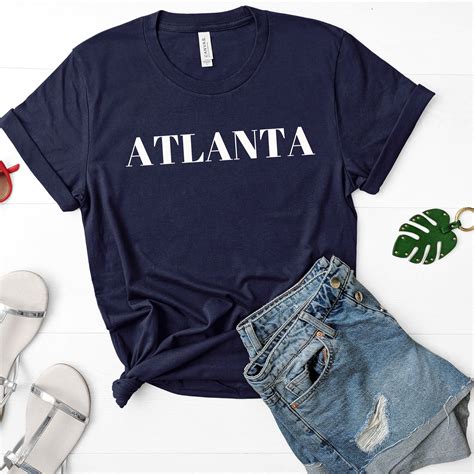 Atlanta T Shirt Atl Shirt Georgia Shirt Unisex Jersey Etsy