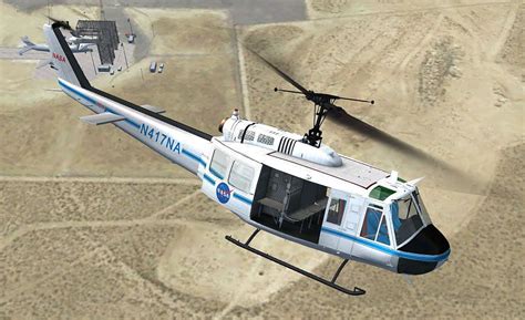 Nasa Security Service Bell Uh 1h For Fsx