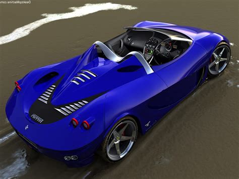 Sports Cars Blue Enzo Ferrari