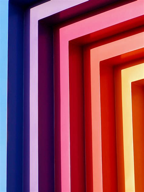 Chromatic Gate Rainbow Colored Sculpture Damian Gadal Flickr
