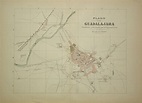 Plano de Guadalajara hacia 1910 – Grabados Laurence Shand