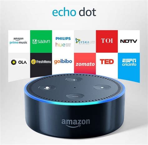 Amazon Echo Dot 2nd Generation Black Smarthingx