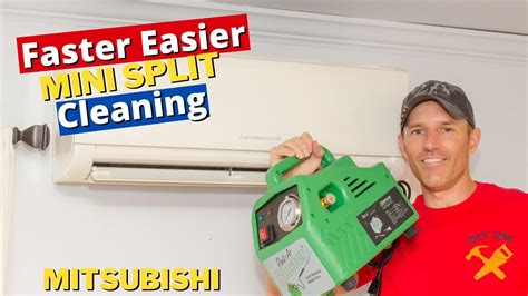 How To Clean Your Ductless Mini Split Ac Faster And Easier Mitsubishi