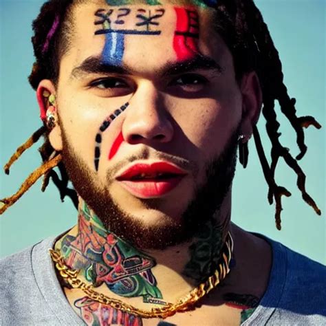 Jesus As The Rapper Ix Ine Tatoos On Face Golden Stable
