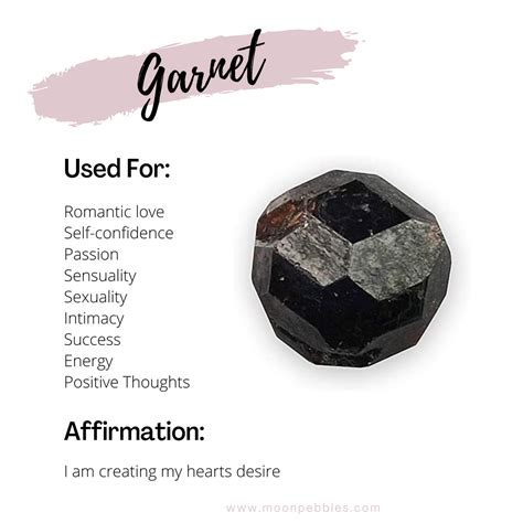 Healing Properties Of Garnet Moon Pebbles