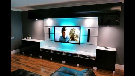Tv wall cabinet liveon co. Ikea Besta Livingroom and kitchen - YouTube