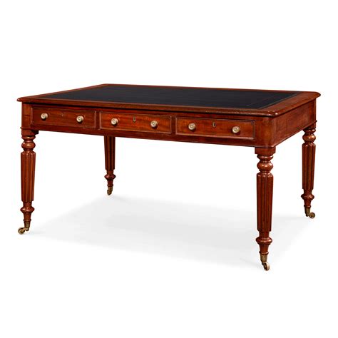 Antique Table, Antique Mahogany Desk, Antique William IV ...