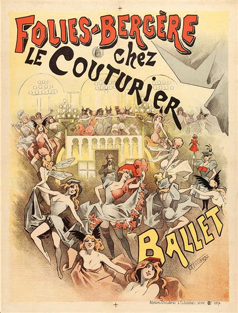 Folies Bergere Vintage French Poster — Museum Outlets