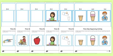 Workstation Pack Three Step Sequencing Activity Pack
