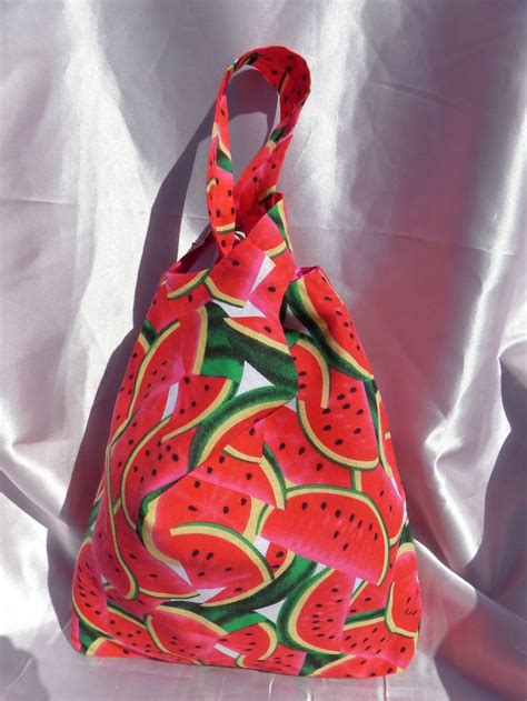 Japanese Knot Bag Watermelon Bag Ladies Beach Bag Shopping Bag
