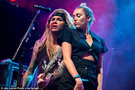 Miley Cyrus And Dad Billy Ray Join Steel Panther At House Of Blues Gig