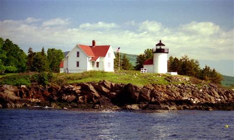 Curtis Island Light House At Camden Maine Lighthouses New England