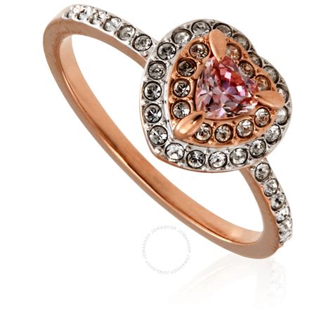 Swarovski Rose Gold Plated One Ring Size 55 7m Us 5439315