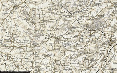 Historic Ordnance Survey Map Of Hingham 1901 1902