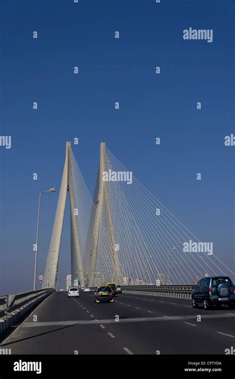 Sea Link Bridge Mumbai India Stock Photo Alamy