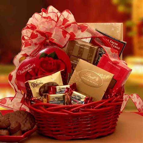 Valentines T Basket Full Of Chocolates Chocolates For Valentines