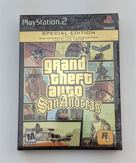 Grand Theft Auto San Andreas Special Edition Playstation 2 Ps2 2005 New