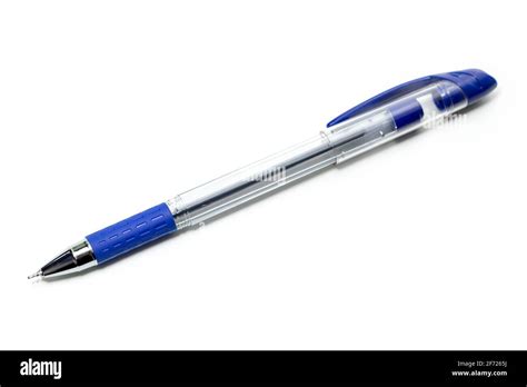 Transparent Pen Isolated On The White Background Stock Photo Alamy