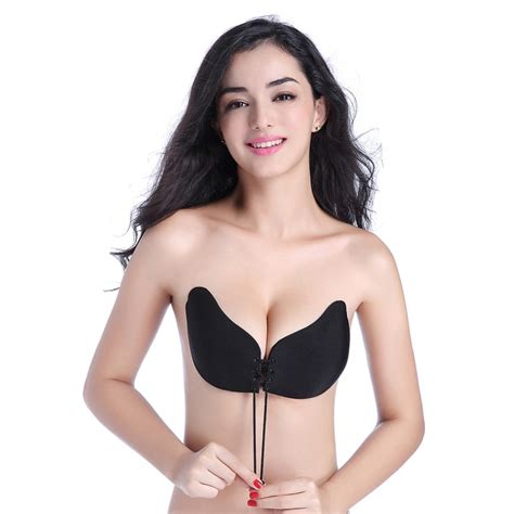 new arrival push up sexy seamless strapless bra adhesive silicone backless wedding bralette