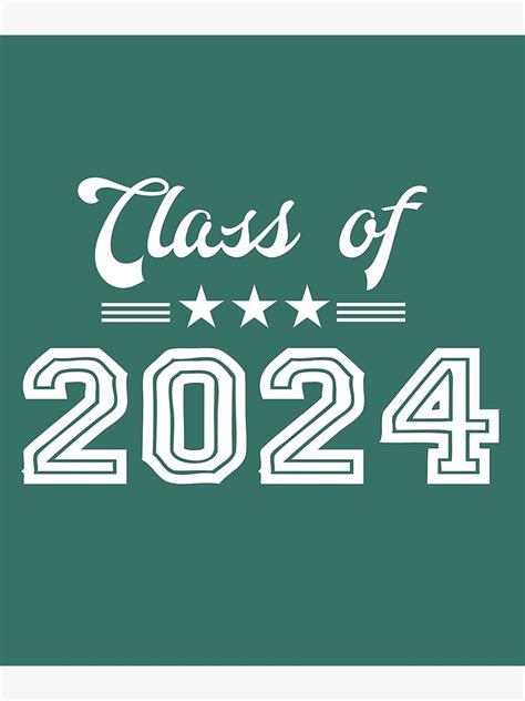 Class Of 2024 Shirt Canvas Print For Sale By Shalexdesigns Redbubble