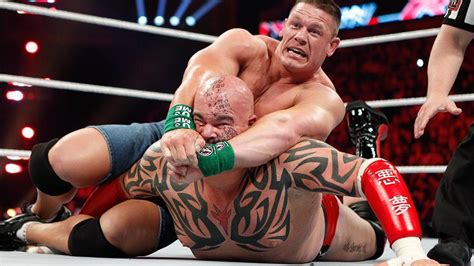 John Cena Vs Lord Tensai Extreme Rules Match Raw April 16 2012 Wwe