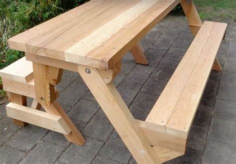 He Built This Bench To Fold Out Into Something Extraordinary Page 2 Of 2 Wise Diy Picnic