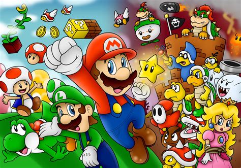 Super Mario Wallpaper 3d 14247 Wallpaper Walldiskpaper