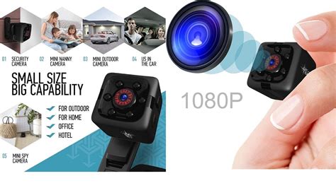 Mini Spy Hidden 1080p Small Security Camera Youtube