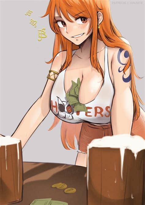 Nami One Piece And 1 More Drawn By Vialnite Danbooru