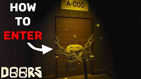 How To Access Secret Door A 000 In Roblox Doors Youtube