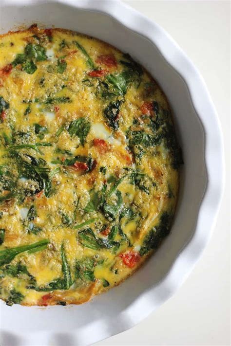 Dairy Free Spinach Tomato Onion Egg Bake Milk Free Mom