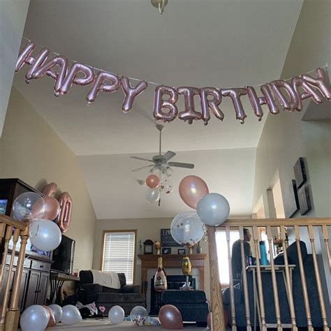 19th Birthday Decorations Party Supplies And Rose Gold Party