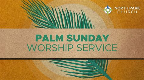 Palm Sunday Worship Service April 5 2020 Youtube