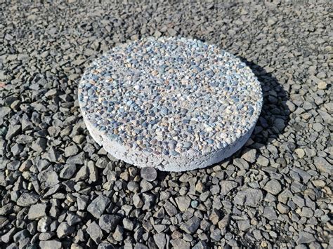 Round Aggregate Stepping Stone 12 Landscape Shoppe